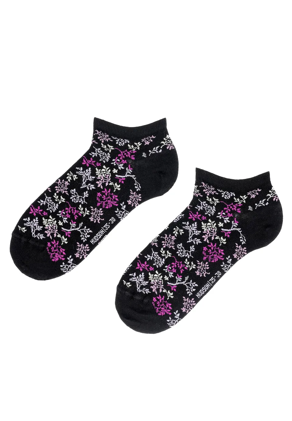hudson-bud-blumen-sneaker-socken-schwarz-35-38 image 1