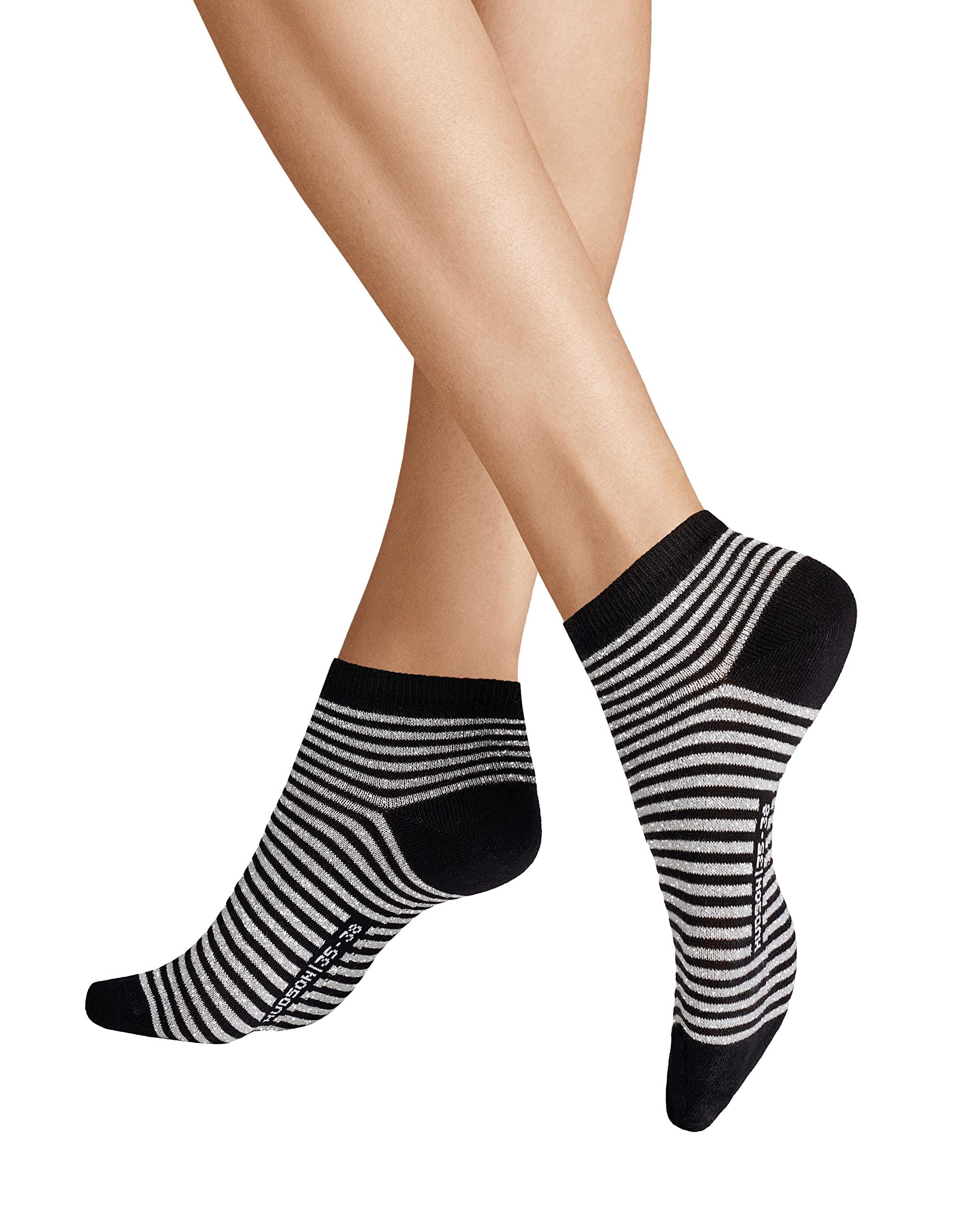 hudson-slot-sneaker-socke-damen-wei-35-38-streifen image 2