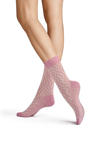 hudson-houndstooth-socken-wollmix-rosa-39-42 image 8
