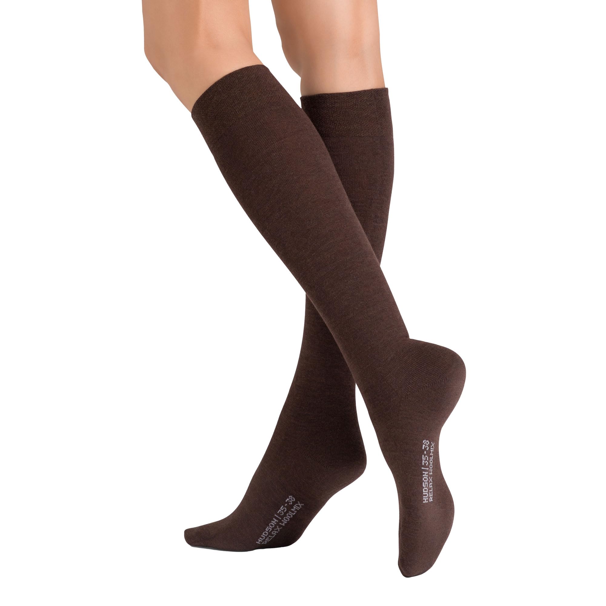 hudson-relax-woolmix-kniestr-mpfe-damen-marine-wolle image 7