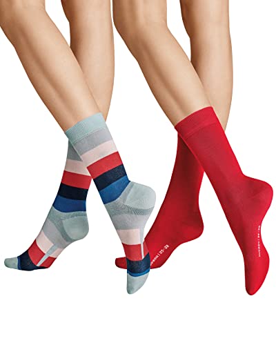 hudson-motley-sod-socken-damen-2er-pack-ringel-schwarz image 4
