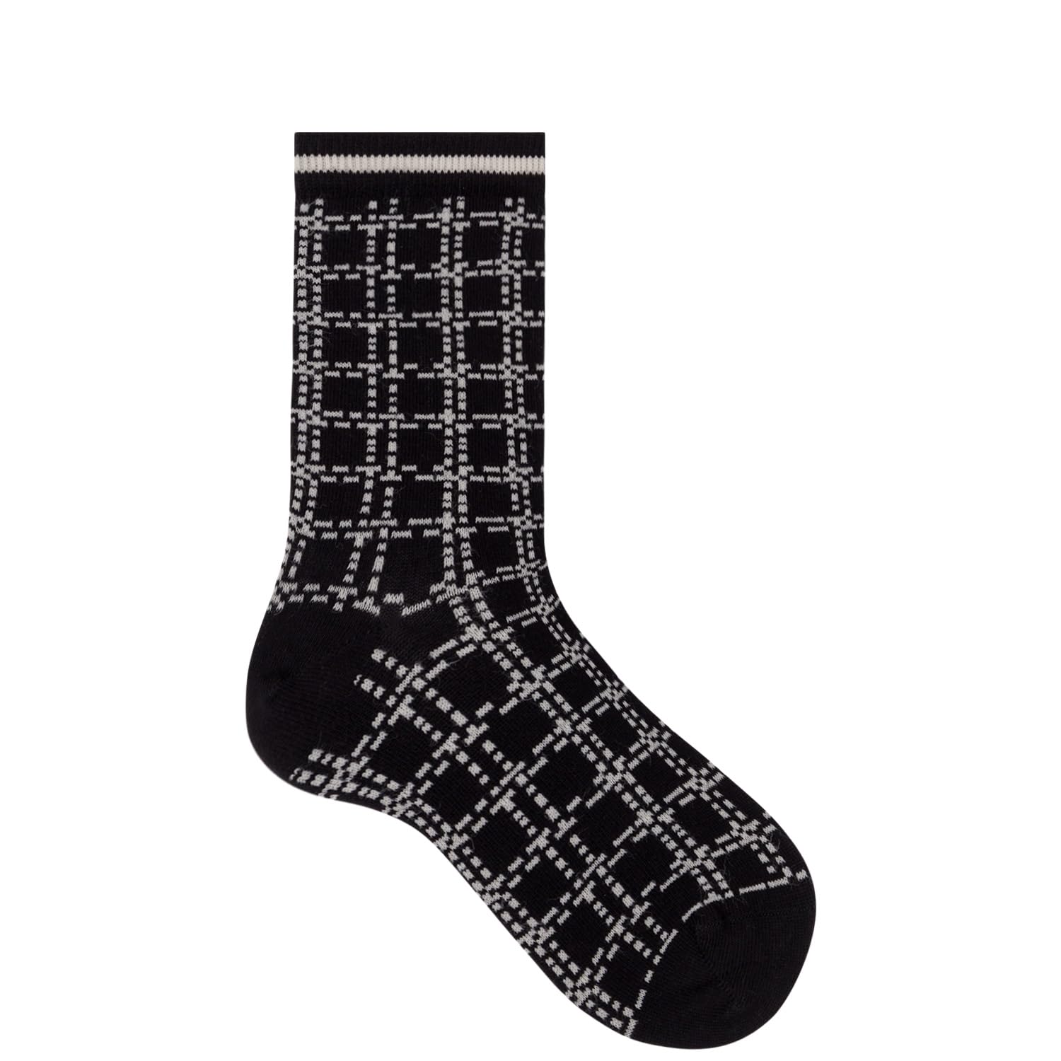 hudson-chain-fashion-socke-royal-blue-1er-pack-karo image 2