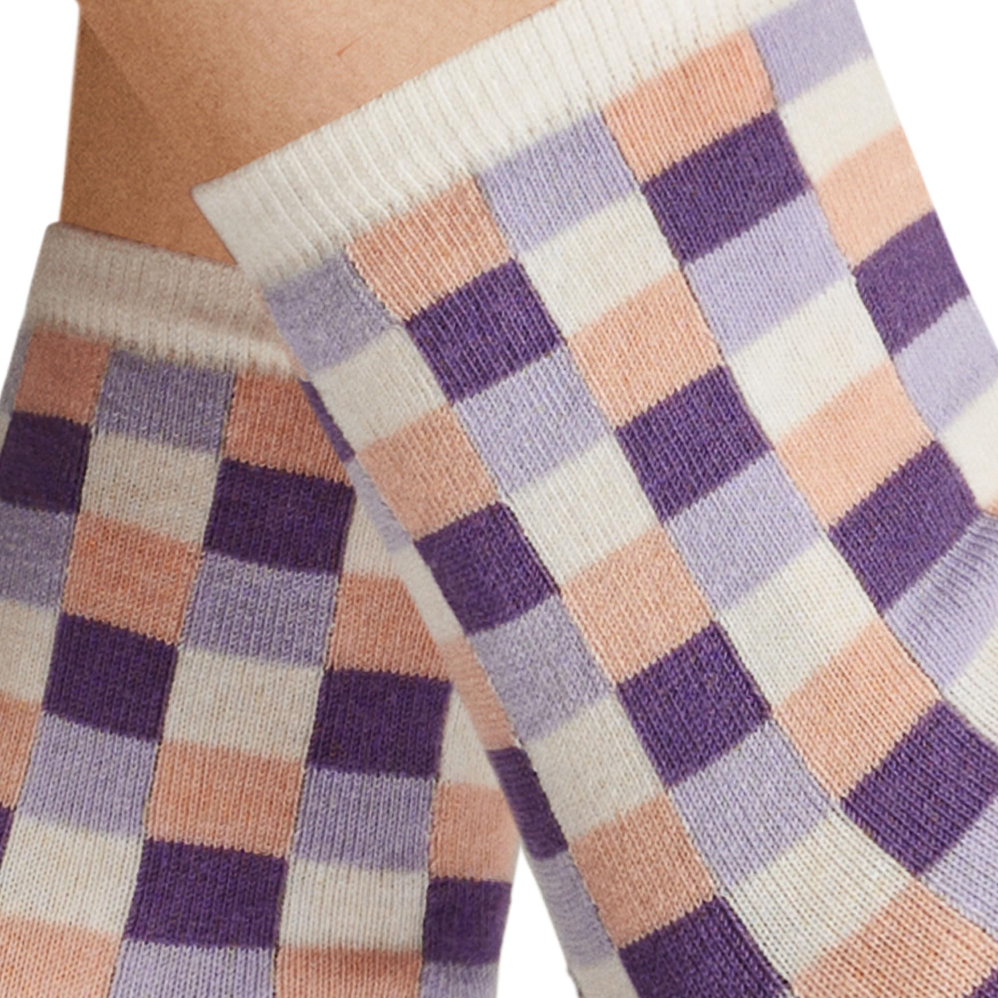 hudson-box-damen-kurzsocken-schachbrett-39-42-baumwolle image 2