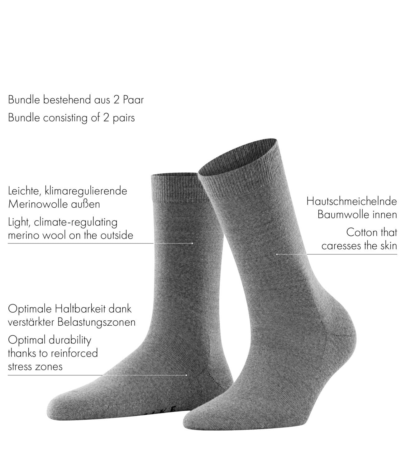 falke-softmerino-2-pack-socken-merinowolle-37-38 image 3
