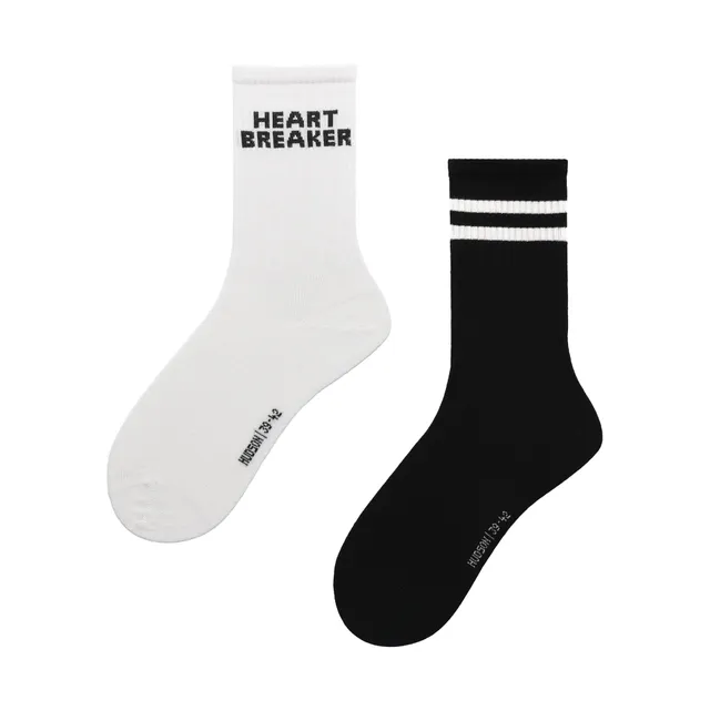 hudson-heart-breaker-socken-35-38-2er-pack-druckfrei image 1