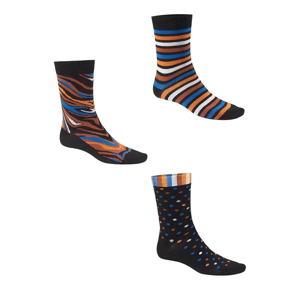 hudson-mix-me-sou-socken-3er-pack-riviera-39-42-muster image 1