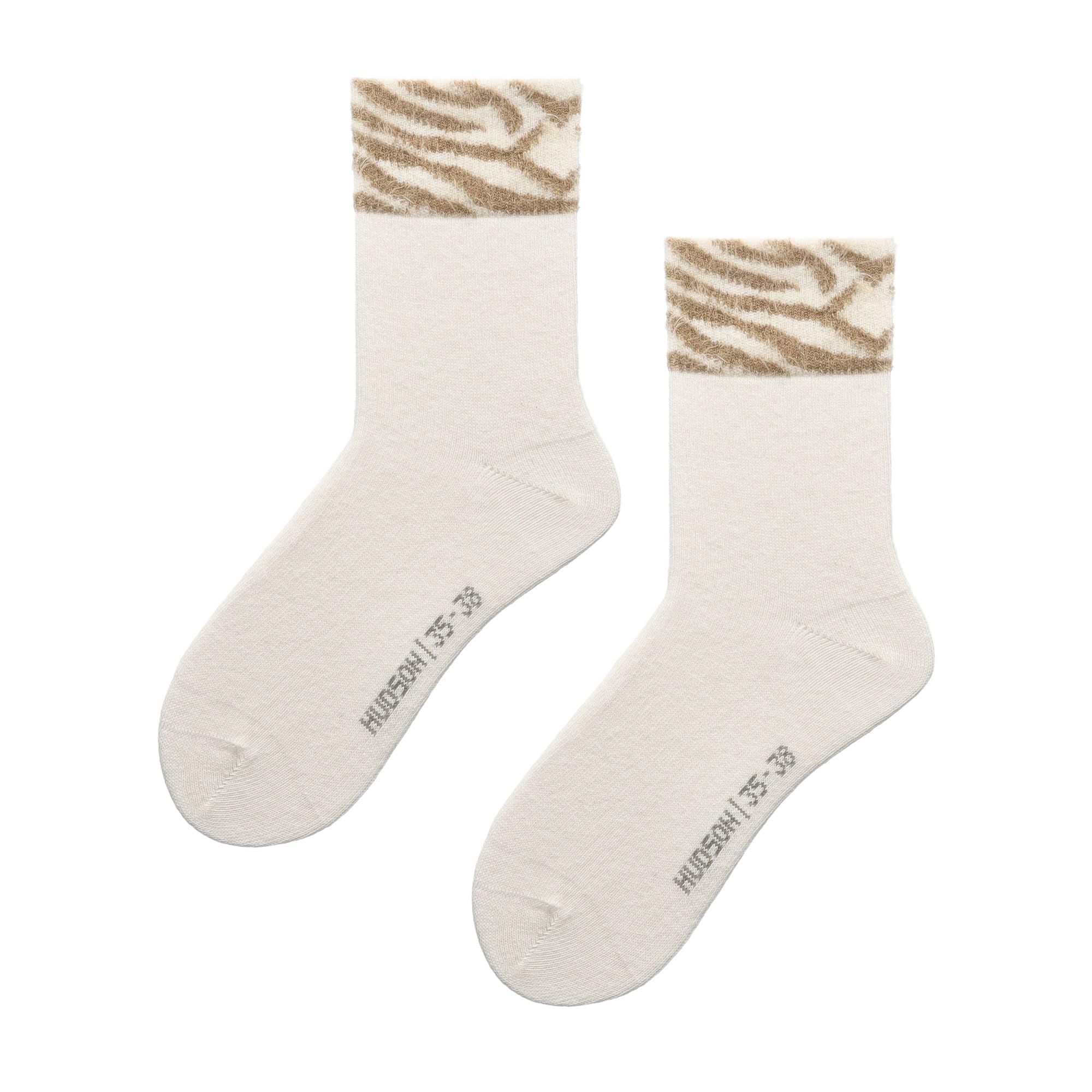 hudson-spider-cozy-tiger-socken-schwarz-35-38-weich image 3