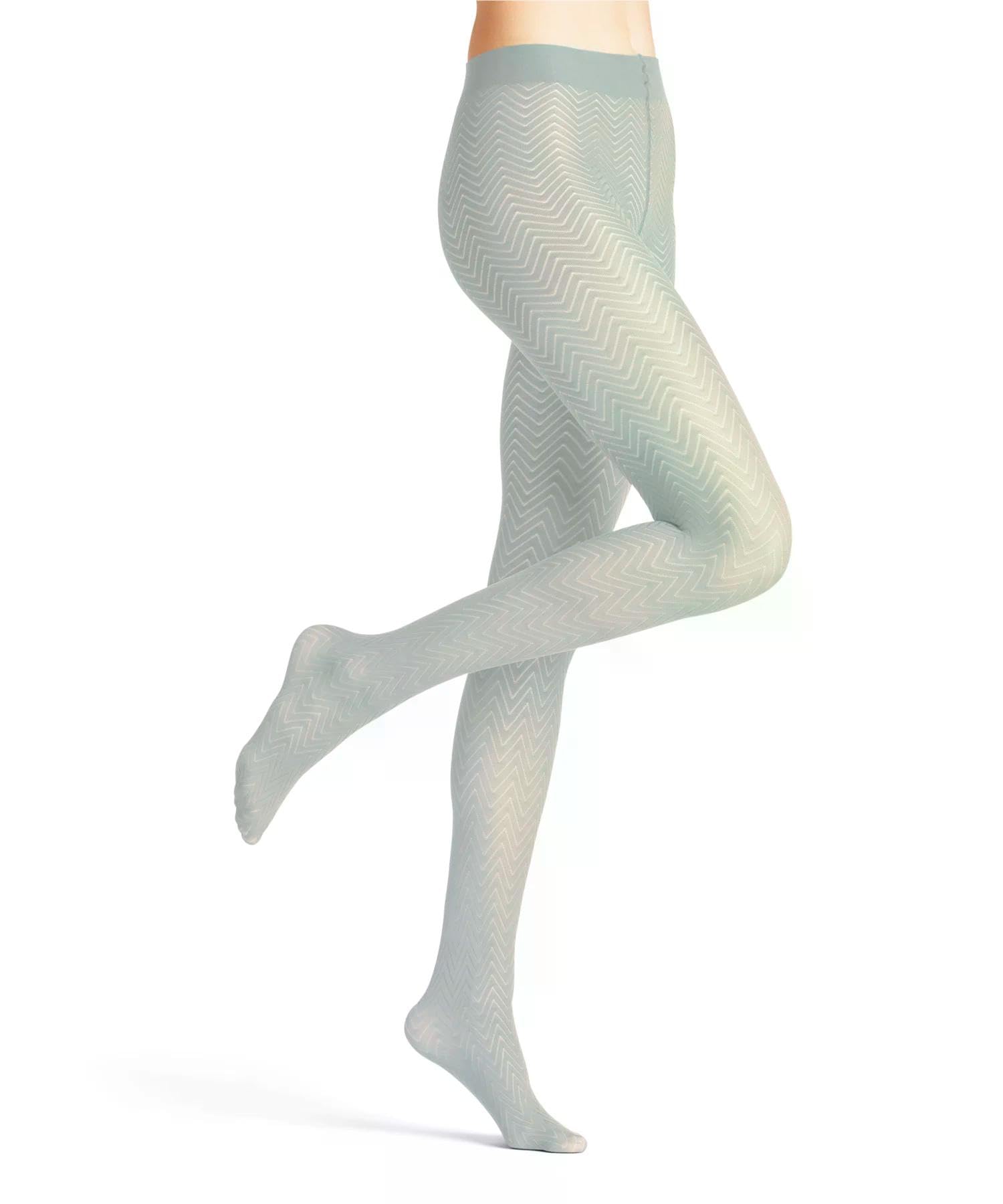 falke-chevron-50-den-strumpfhose-schwarz-gemustert-zickzack image 8