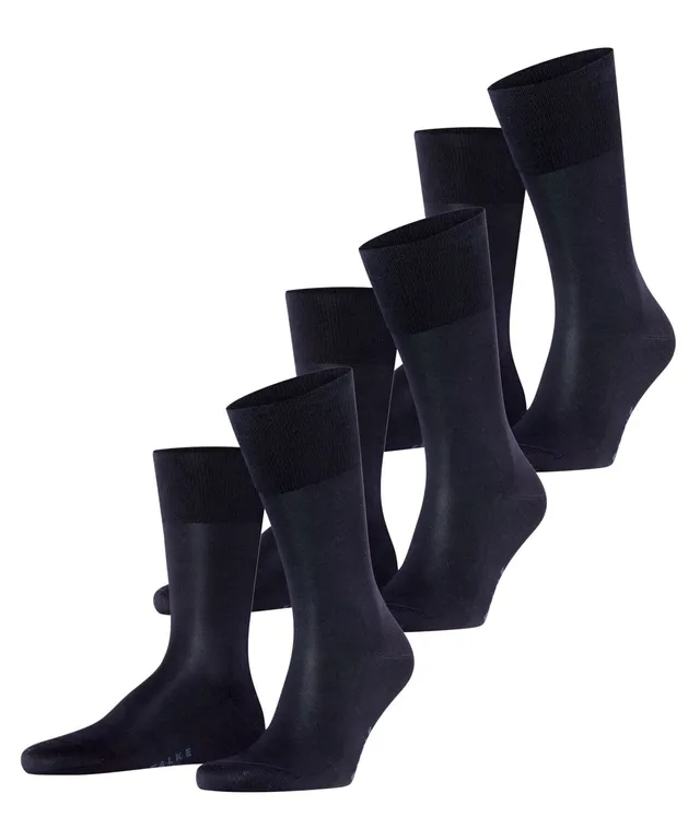 falke-tiago-herrensocken-schwarz-3-paar-bio-baumwolle image 1