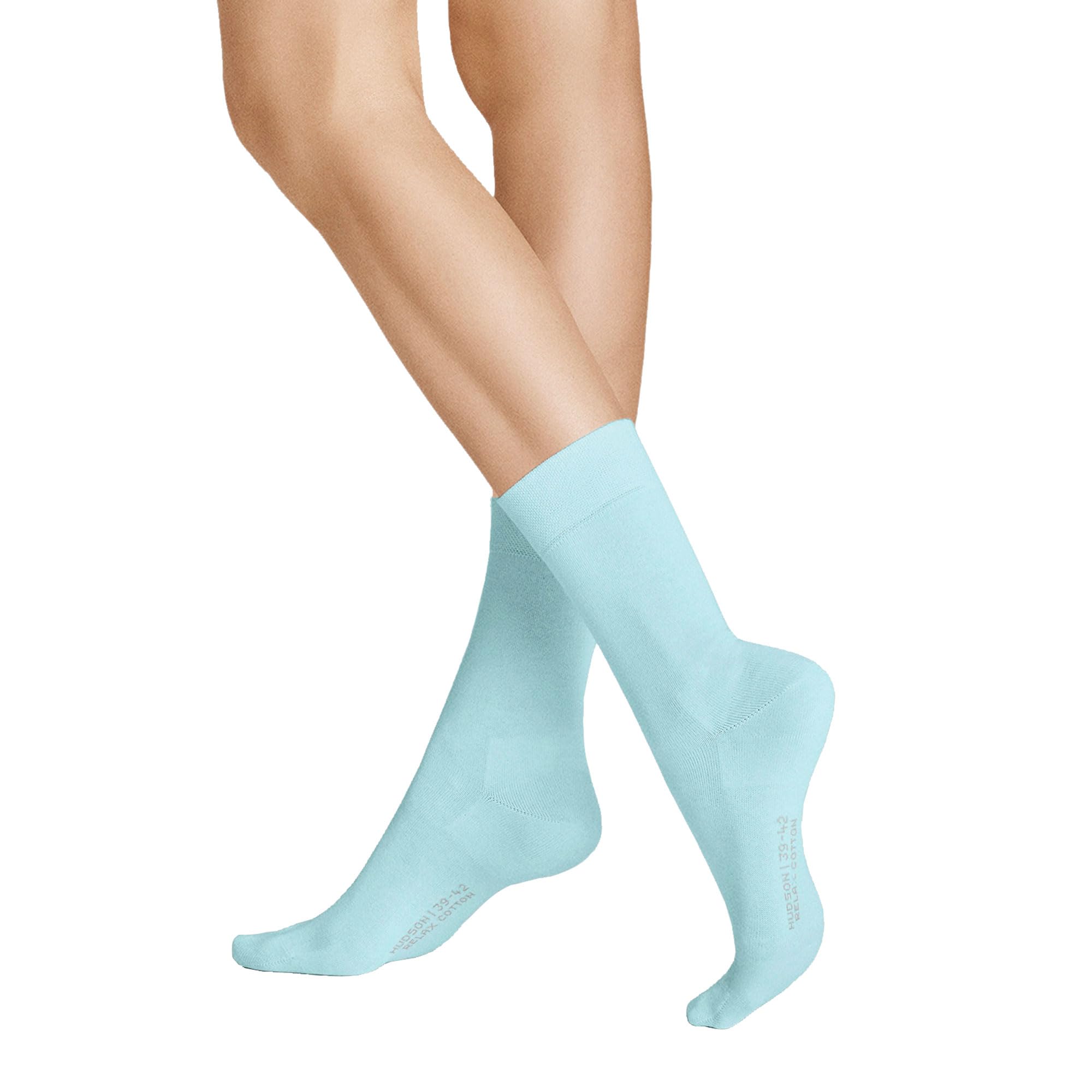 hudson-relax-cotton-socken-aqua-blue-baumwolle-39-42 image 1
