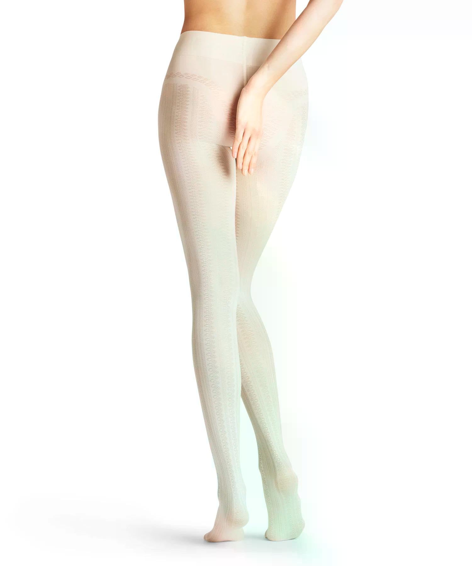 falke-midwinter-100-den-strumpfhose-schwarz-high-waist-ajour image 2