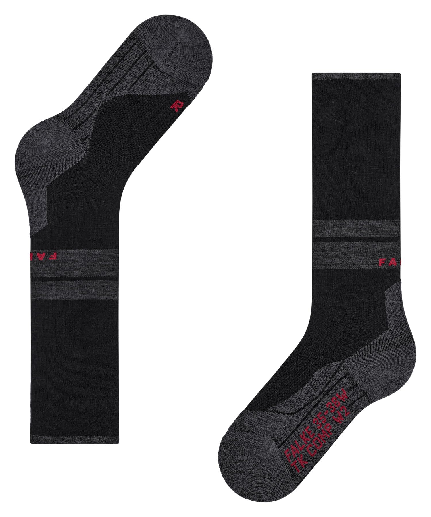 falke-tk-compression-wandersocken-schwarz-35-38-wolle image 6