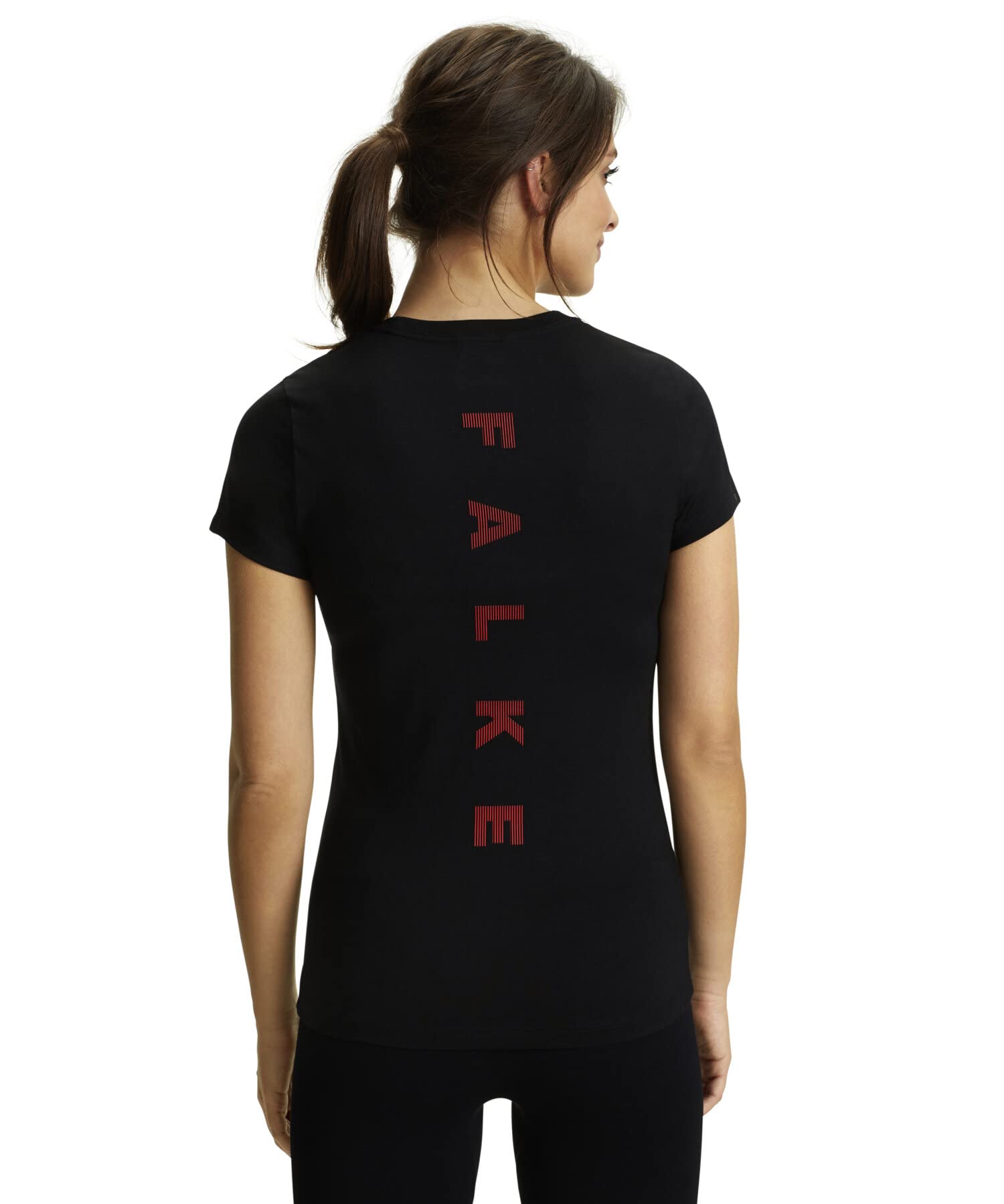 falke-core-logo-shirt-damen-schwarz-funktionsshirt-kurzarm image 2