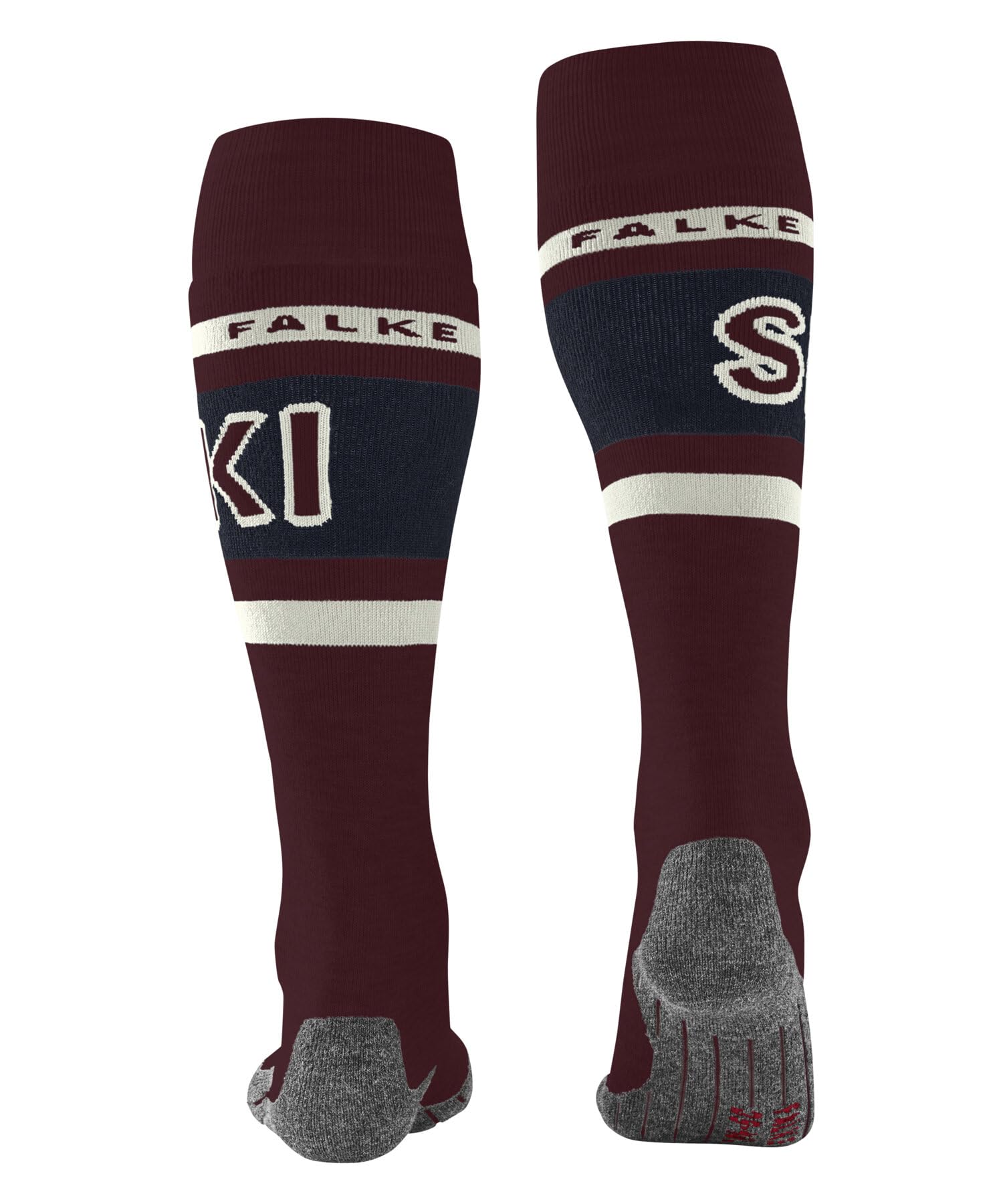 falke-sk2-wool-skisocken-merino-rot-merlot-8117 image 2