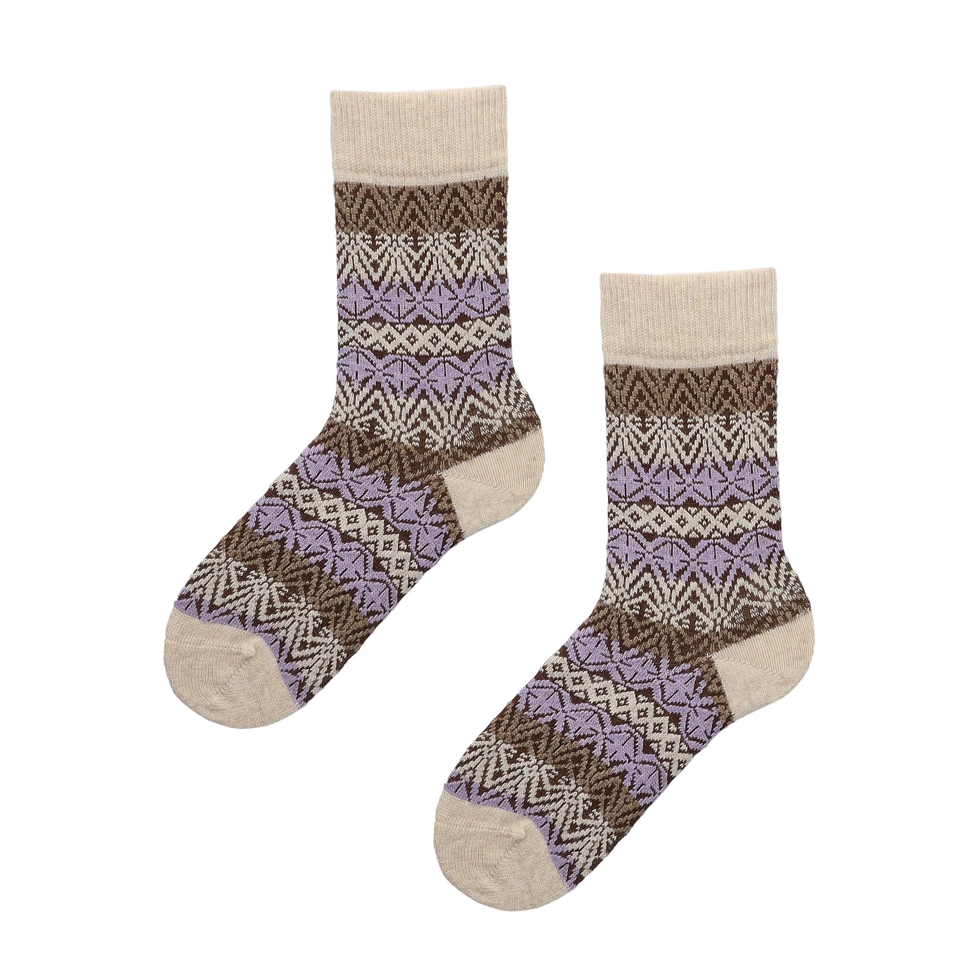 hudson-cosmic-nordic-socken-damen-grau-gemustert-35-38 image 6