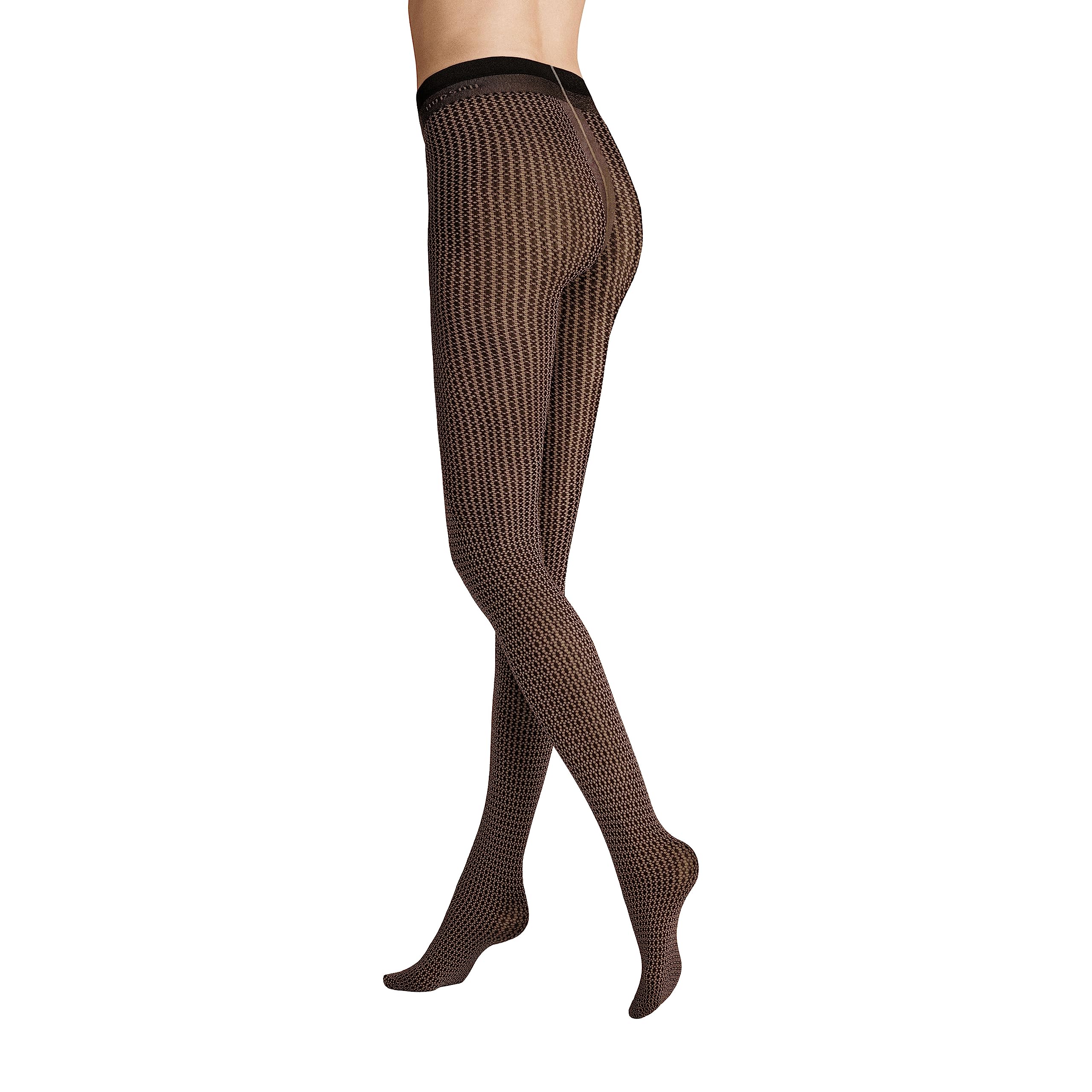 hudson-graphic-fashion-strumpfhose-schwarz-allover-melange image 3