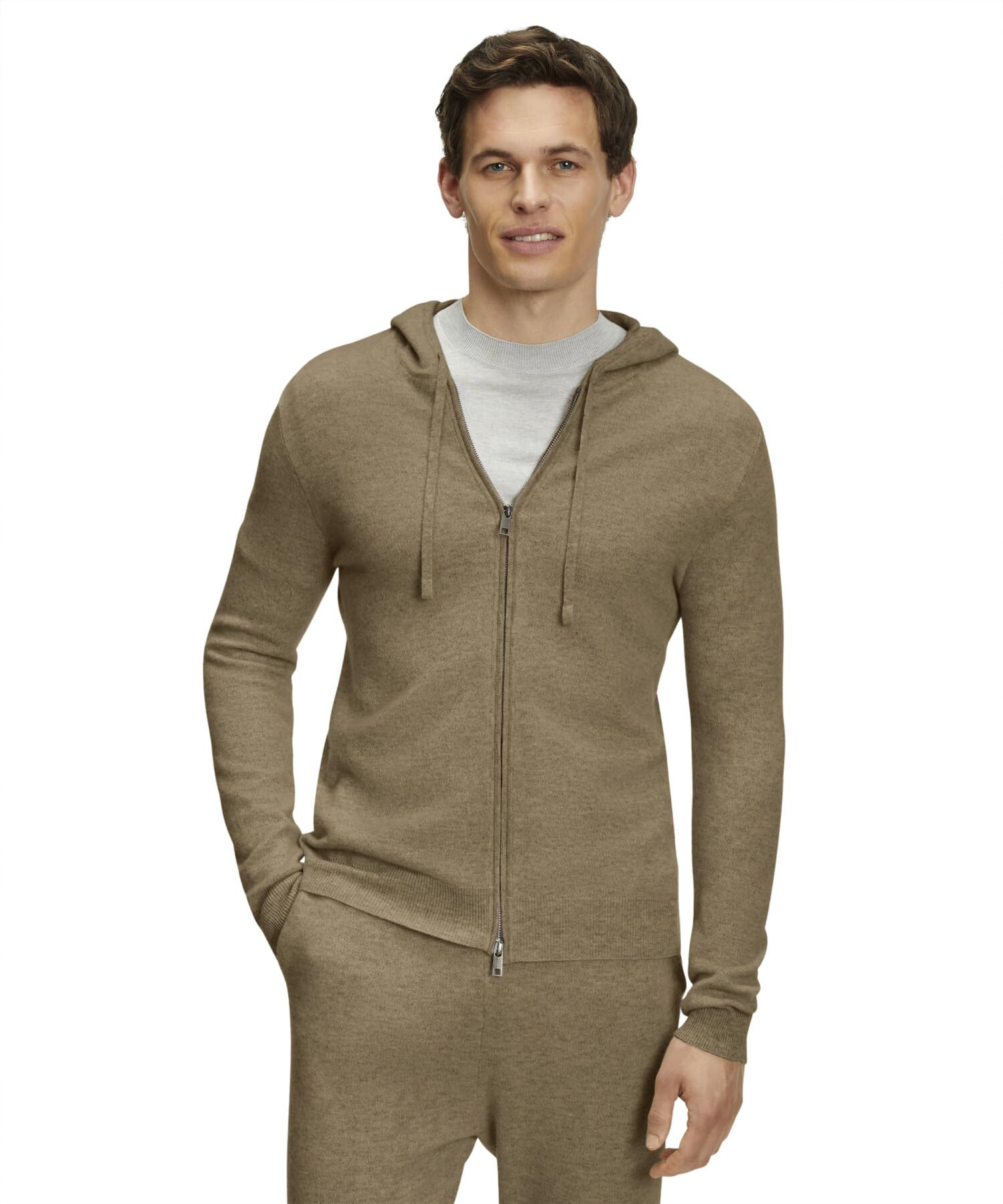 falke-luxury-hooded-zip-jacke-herren-schwarz-l-kaschmir image 8