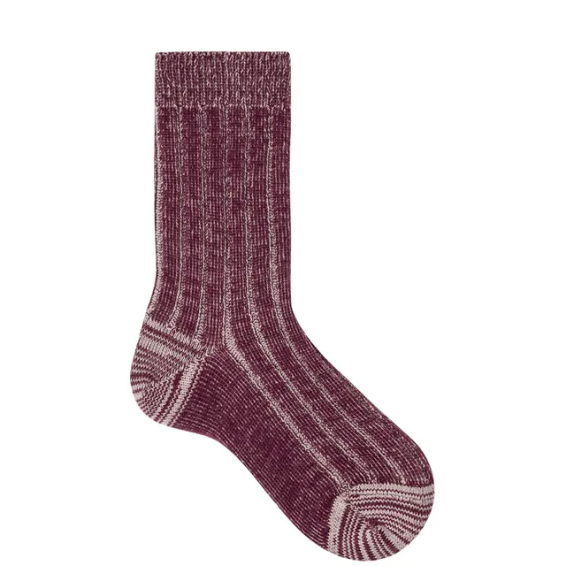 hudson-paint-damensocken-rippe-bottle-green-35-38 image 1