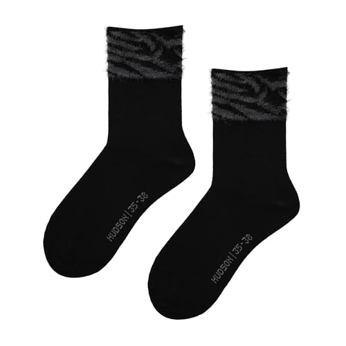 hudson-spider-cozy-tiger-socken-schwarz-35-38-weich image 4