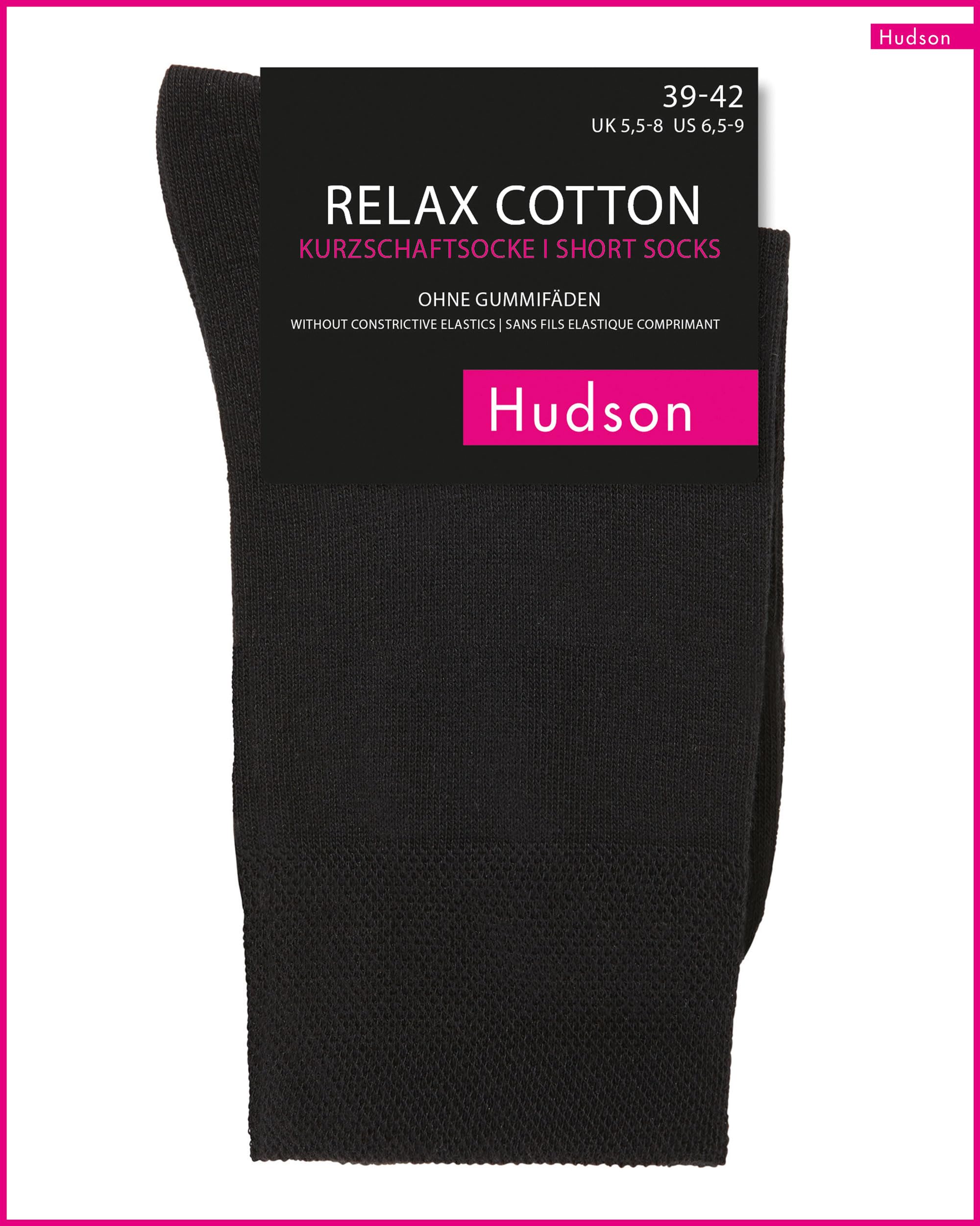 hudson-relax-cotton-herrensocken-silber-0502-baumwolle image 5