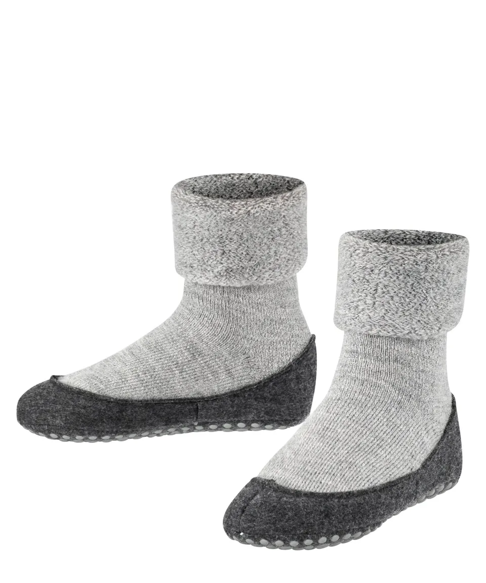 falke-cosyshoe-minis-stoppersocken-kinder-grau-noppen image 1