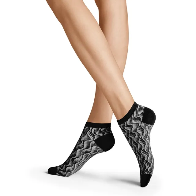 hudson-wave-fashion-sneaker-socken-schwarz-39-42 image 1