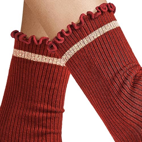 hudson-lovely-socken-damen-marine-feine-rippe-strick image 8