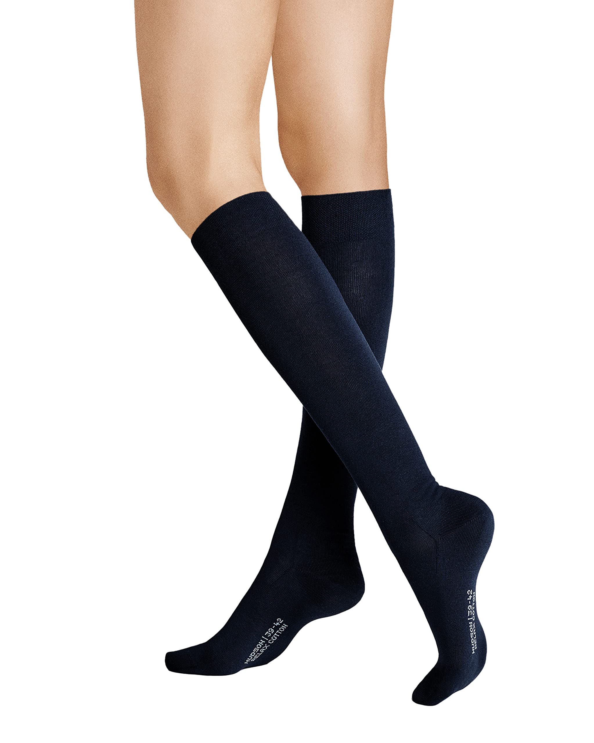 hudson-relax-cotton-kniestr-mpfe-damen-schwarz-baumwolle image 6