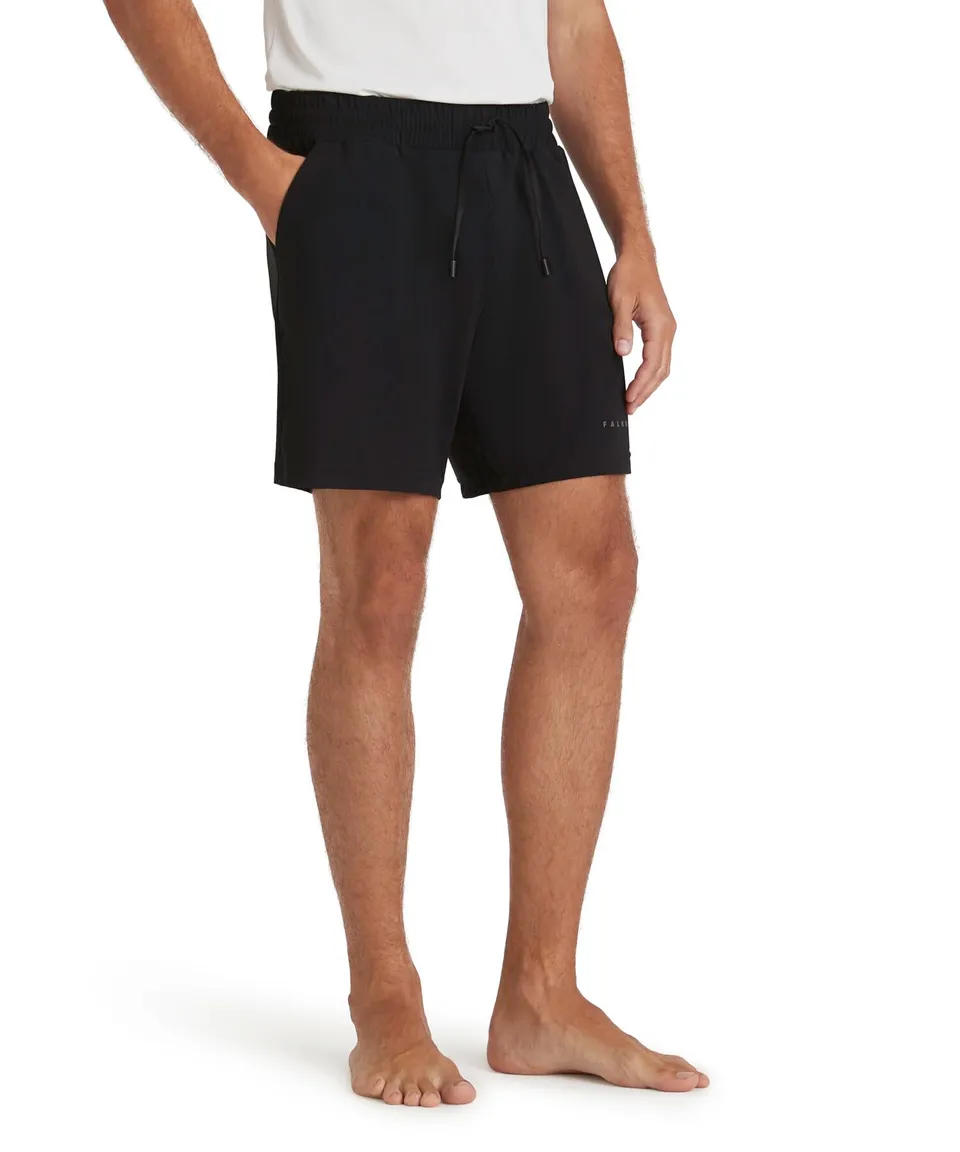 falke-yoga-shorts-herren-m-schwarz-polyamid-schnelltrocknend image 1
