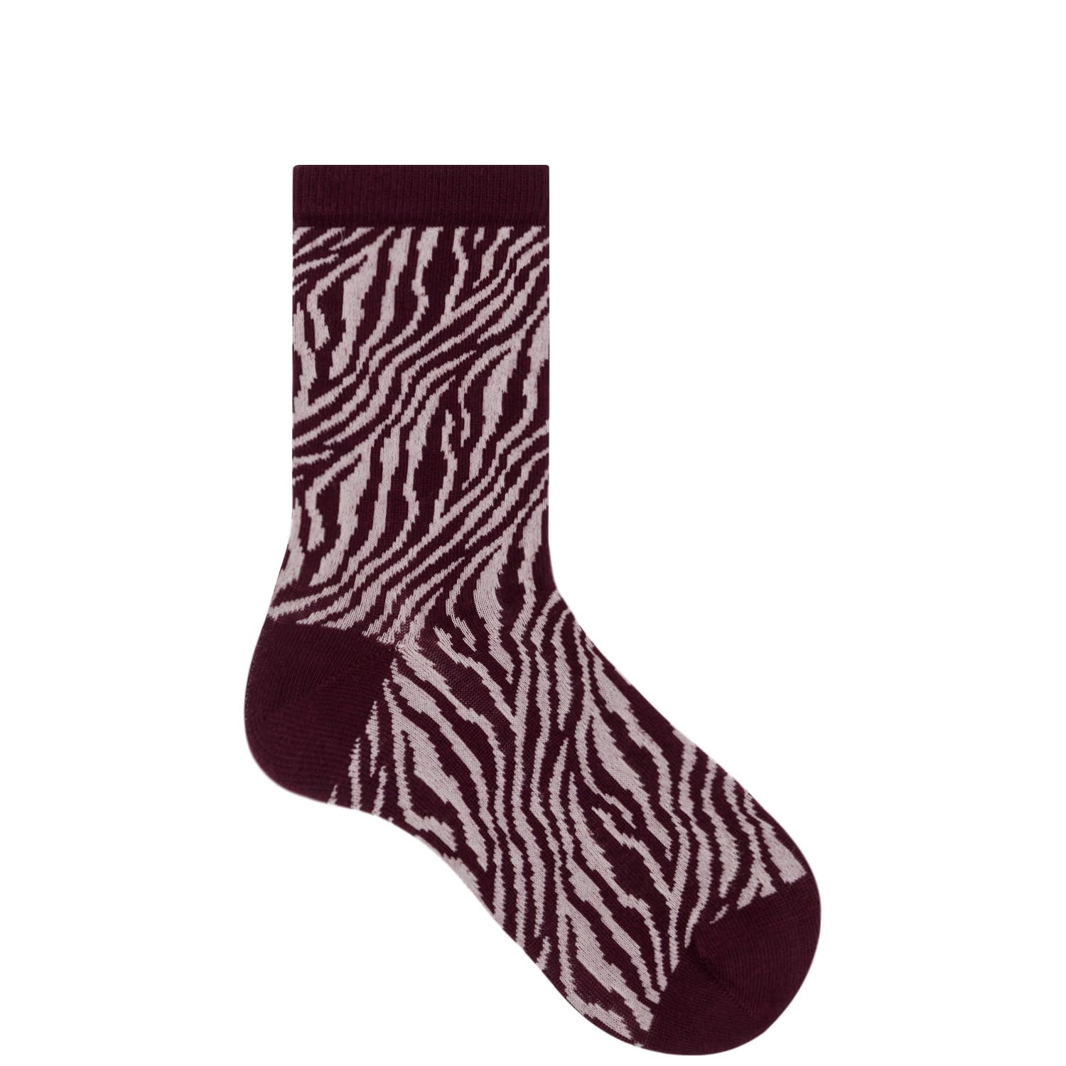 hudson-zebra-fashion-socke-damen-viola-36-38-tiermuster image 5
