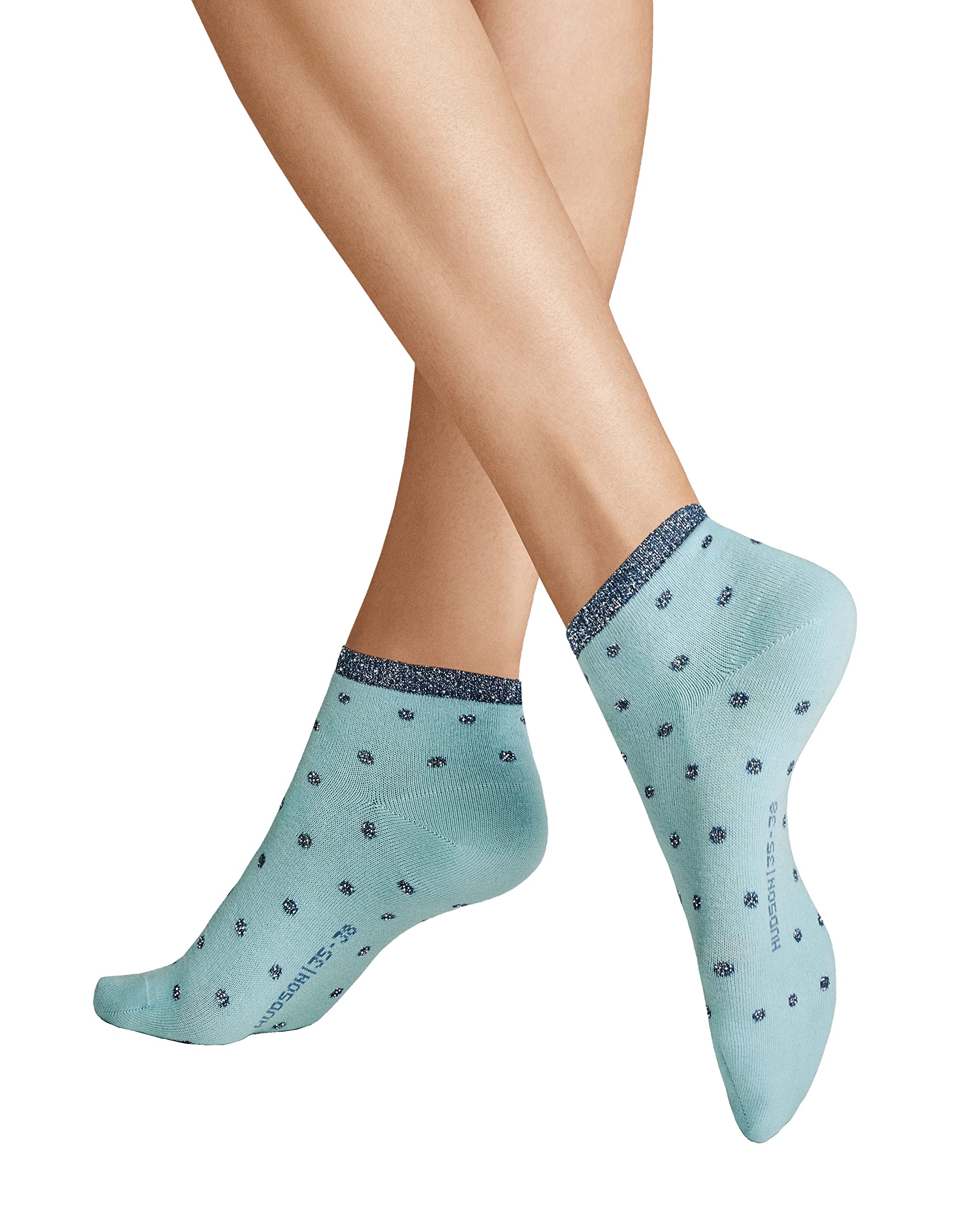 hudson-spot-sneaker-socken-damen-schwarz-39-42-punkte image 5