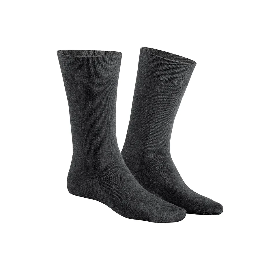 hudson-spider-herren-socken-dry-cotton-43-46-grau-mel-1-paar image 1
