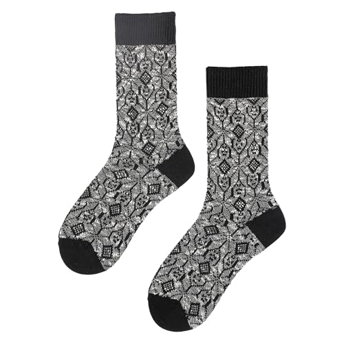 hudson-earthy-graphic-socken-marineblau-tweed-look image 7