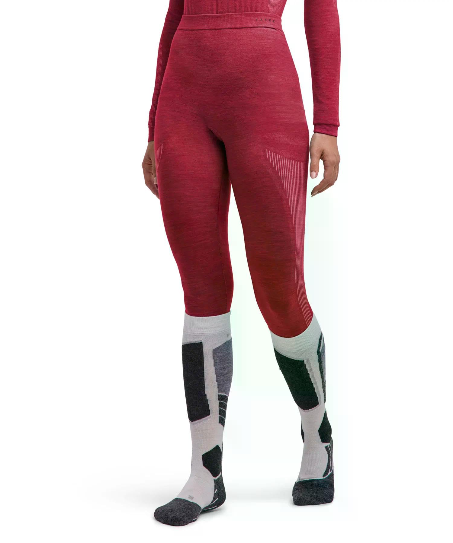 falke-wool-tech-3-4-funktionsunterhose-rot image 1