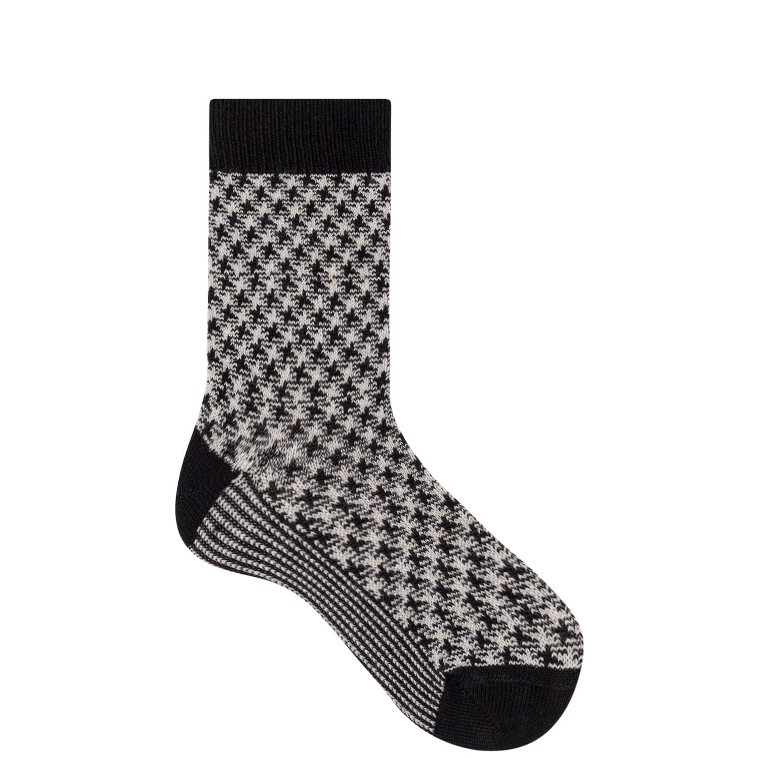 hudson-houndstooth-socken-wollmix-rosa-39-42 image 3