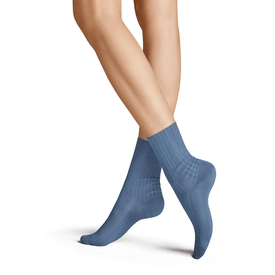 hudson-classic-rib-socken-damen-steel-blue-39-42-rippe image 1