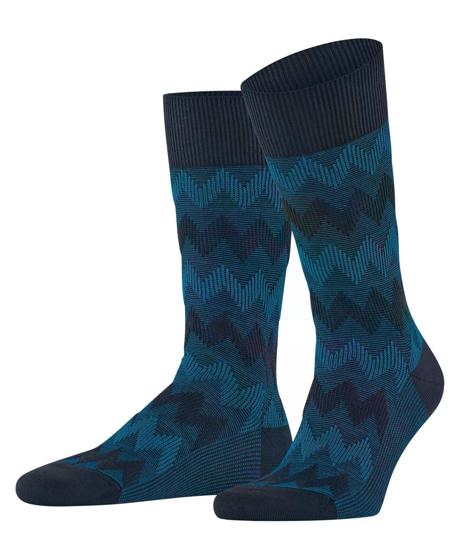 falke-family-socken-gr-n-hunter-green-7441-baumwolle-zickzack image 7