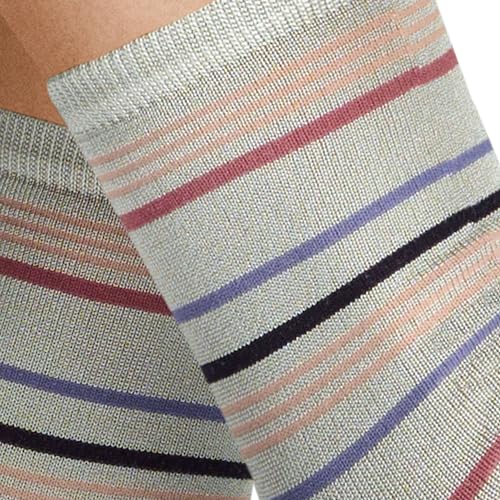 hudson-stripe-kurzsocken-damen-slate-gray-mit-streifenmuster image 8