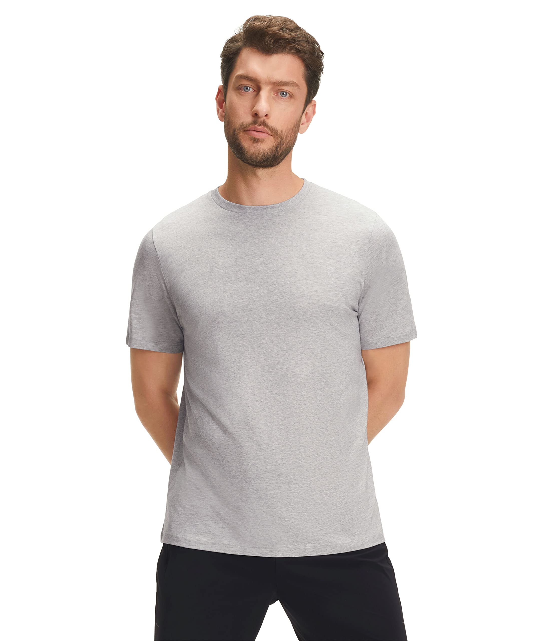 falke-core-logo-t-shirt-herren-schwarz-l-lyocell image 3