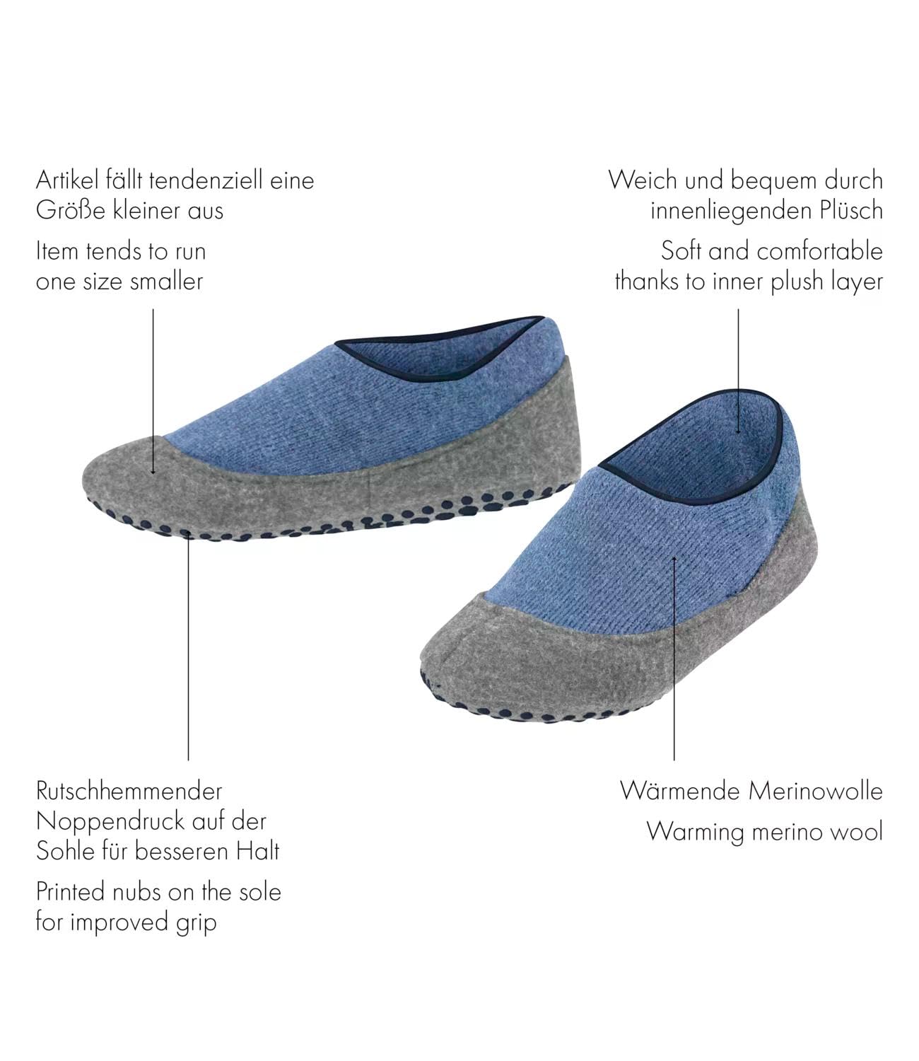 falke-cosy-slipper-kinder-haussocken-blau-1-paar-merino image 3