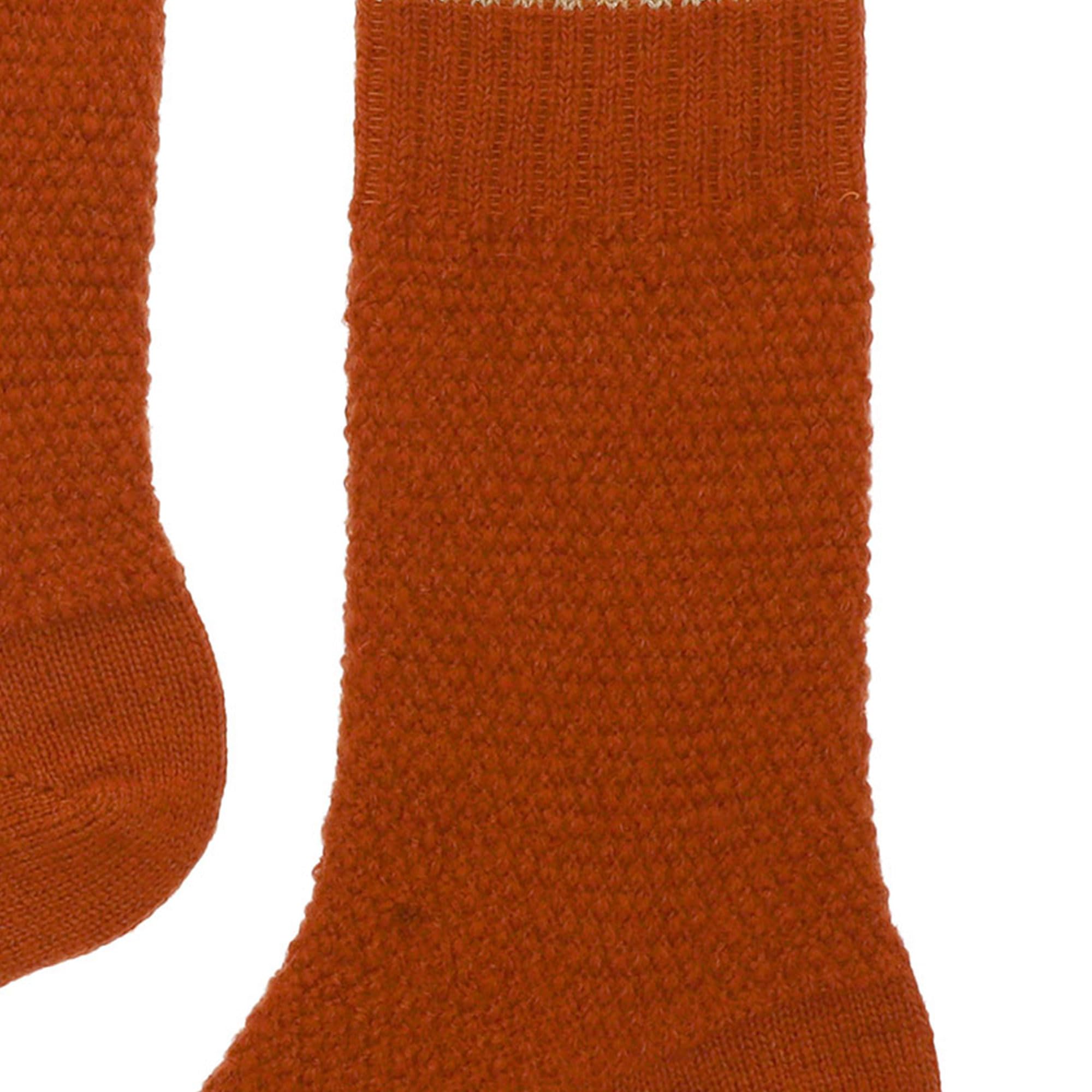 hudson-bubble-glitzer-socken-burnt-orange-damensocken image 2