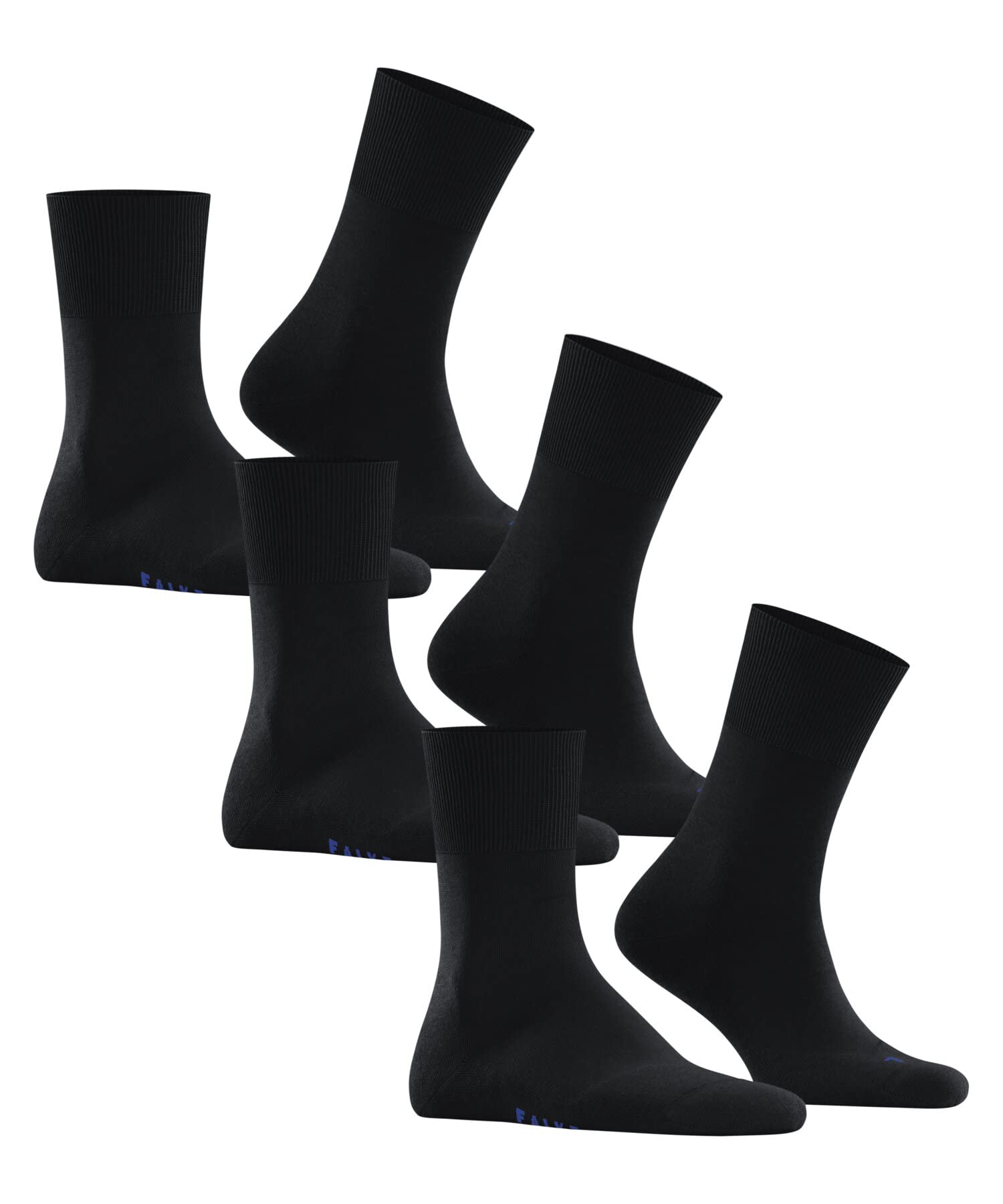 falke-run-socken-baumwolle-marine-3-paar-gr-44-45 image 3