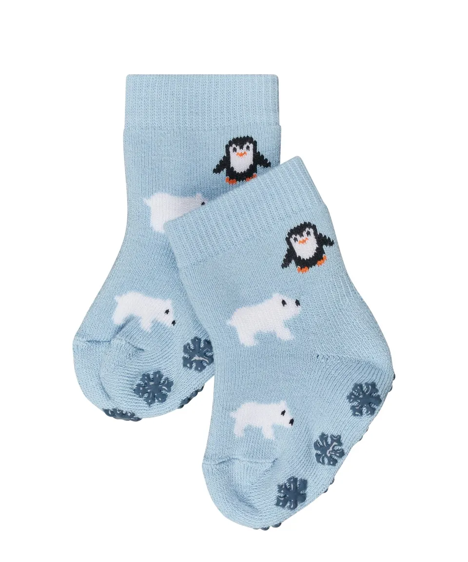 falke-winter-animals-baby-stoppersocken-80-92-blau-baumwolle image 1