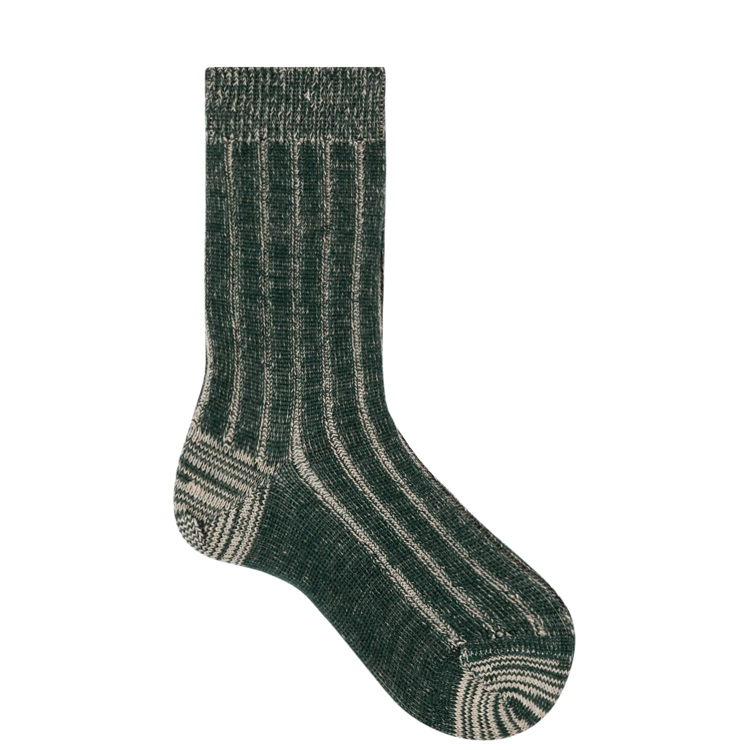 hudson-paint-damensocken-rippe-bottle-green-35-38 image 2