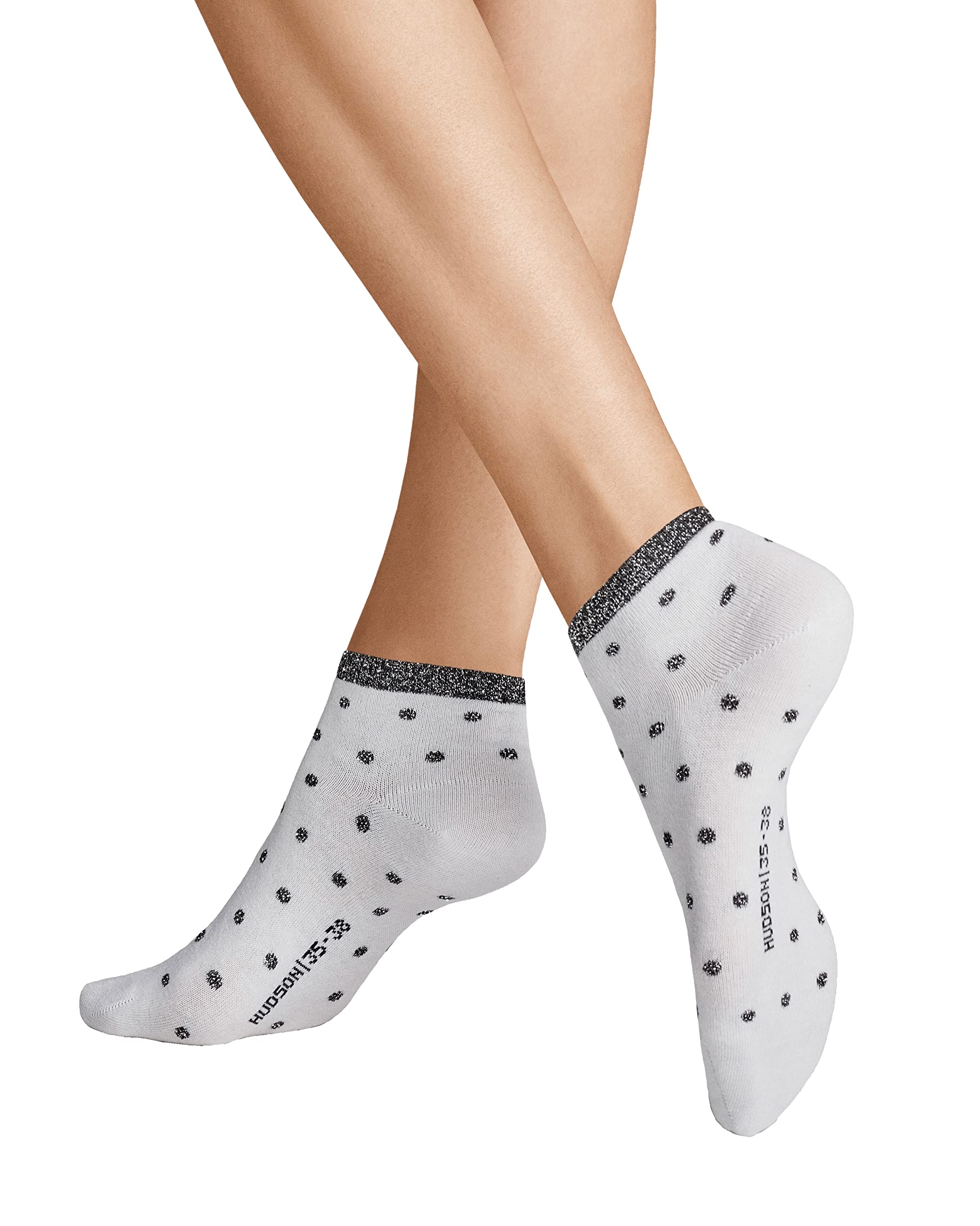 hudson-spot-sneaker-socken-damen-schwarz-39-42-punkte image 4