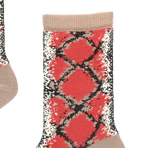 hudson-snake-fashion-damen-socken-schwarz-schlangenmuster image 6
