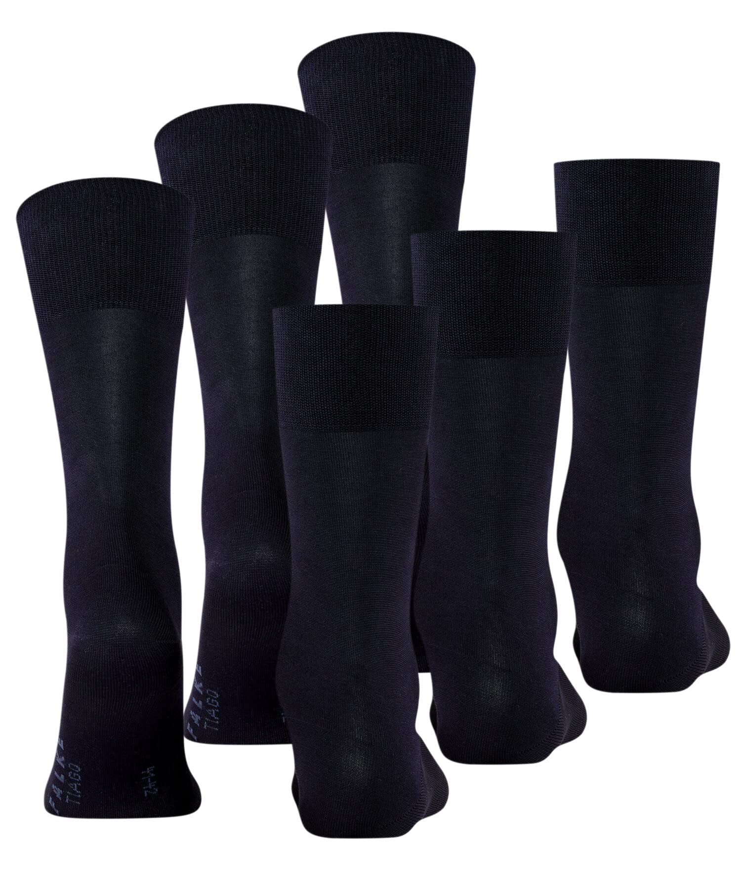 falke-tiago-herrensocken-schwarz-3-paar-bio-baumwolle image 2