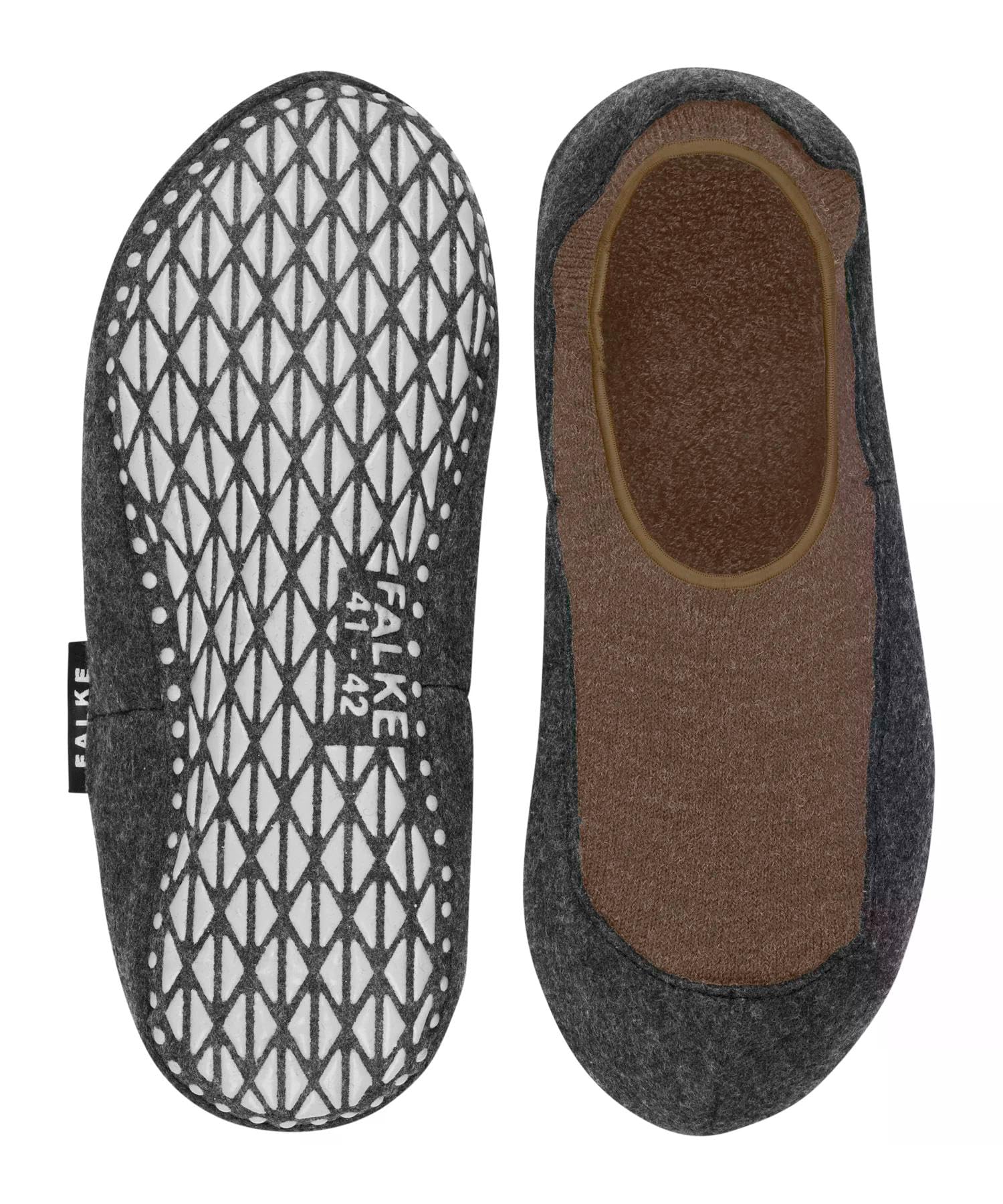 falke-cosyshoe-invisible-haussocken-herren-braun-43-44-wolle image 5