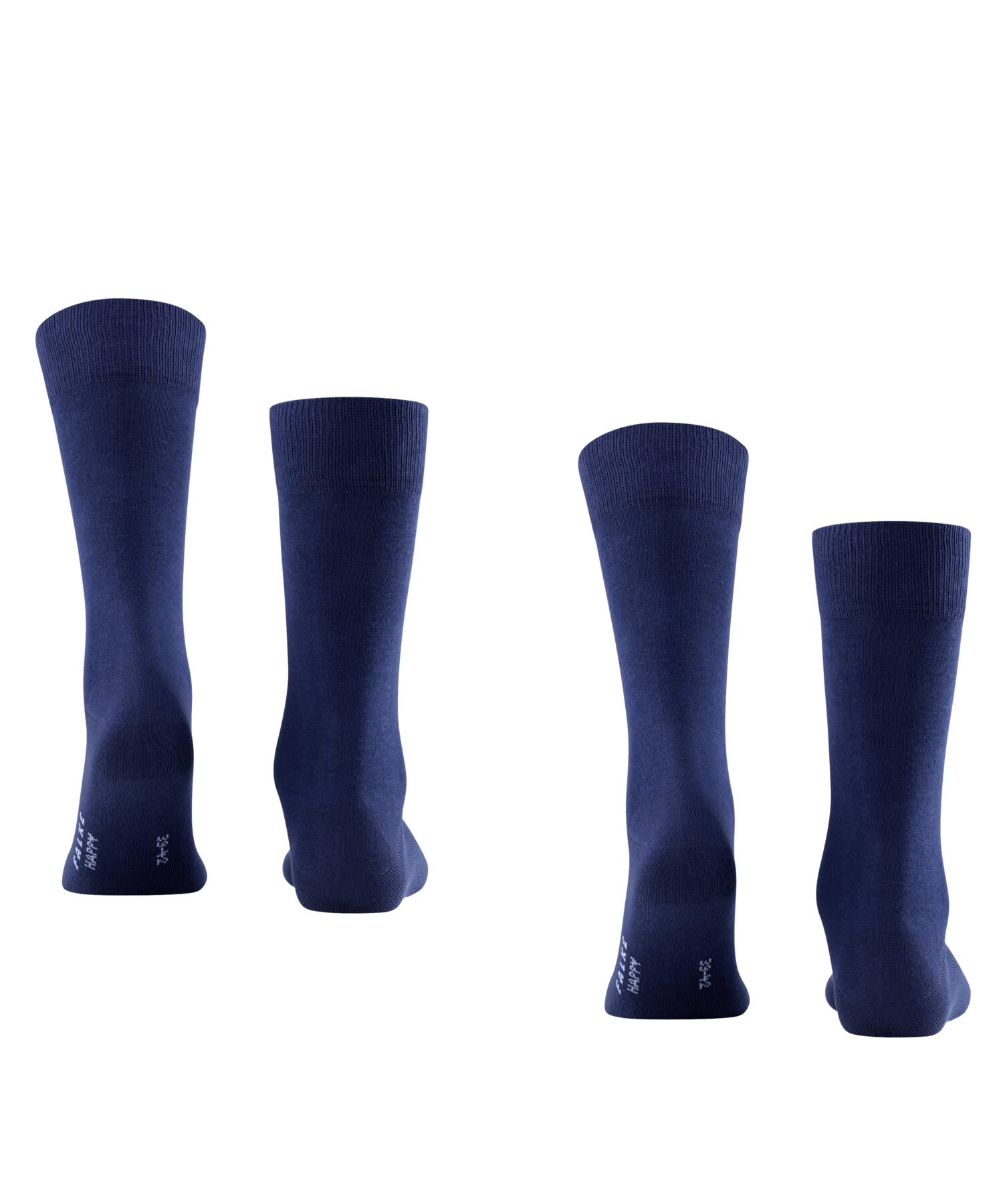 falke-happy-herrensocken-grau-39-42-baumwolle-2-paar image 2