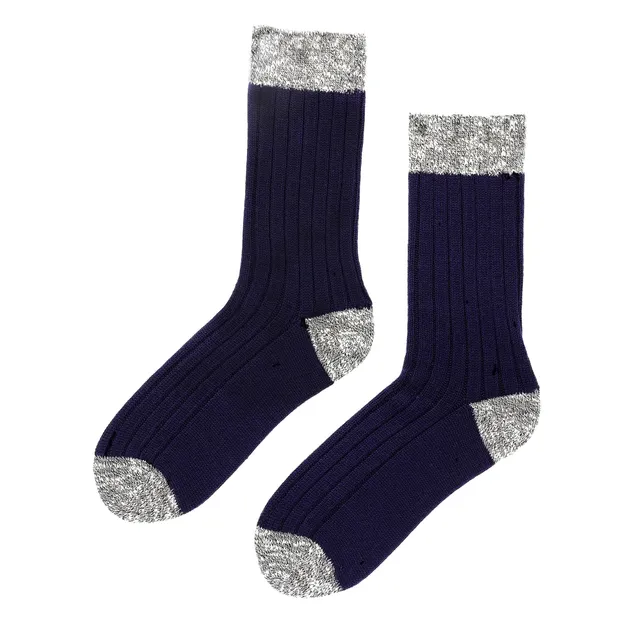 hudson-pebble-socke-herren-43-46-marineblau-w-rmend image 1